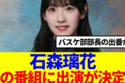 【バスケ企画…】石森璃花、あの番組に出演が決定…