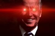 バイデン大統領、怪しく両目を赤く光らせた画像が公式SNSに公開…ざわつくネット「公式かよw」「バイデンどうした？」！