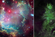 NASAからのクリスマスプレゼントは、宇宙の美しい星団のリースやツリーの写真！