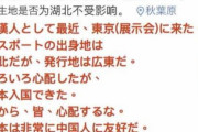中国人「武漢人だが日本に無事入国できた。中国人よ安心してくれ、日本は唯一の友好国だ!」