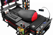 【朗報】ゲーム、食事、睡眠のすべてが完結する「ゲーミングベッド」発売。お値段なんと126300円 （※画像あり）