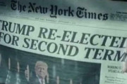 ニューヨークタイムズがトランプ再選の記事を印刷済みですって！ きゃー