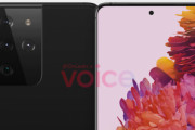 Galaxy S21/S21 Ultraのレンダリング画像　S21はフラットディスプレイでベゼルが少し太くなる？