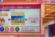 メンバーカラーを定着させたアイドルはももクロだと世間的にも確定した模様
