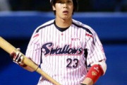 山田哲人(21).283 3本 26打点 9盗 OPS.711←おっいい打者出てきたやん