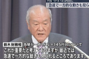 円相場一時1ドル145円台に…鈴木財務相「行き過ぎた動きに対して適切に対応」　為替介入なども含め準備があることを示唆