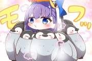 【FGO】ペンギンに囲まれてぬくぬくなラムダリリス！！　暖かそうｗ