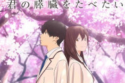 ガチで泣ける！単発アニメ映画ランキング、４位君の膵臓をたべたい、トップ３は？