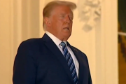 【映像】トランプ大統領、メチャクチャ苦しそう　外部から撮られた姿がヤバイ