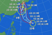【競馬】　台風9号＆10号の進路が…　小倉開催大丈夫か？