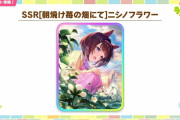 【ウマ娘】SSRパワーサポカ「ニシノフラワー」の実装が決定！！固有合わせてトレ効30などぶっ壊れ性能すぎて皆さん草ｗｗｗ
