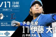 【日ハムvs.西武15回戦】6（指）今川