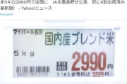 小泉農水相「5キロ2990円」投稿に店困惑ｗｗｗもう春からA・コープなどで2千円代で売ってるじゃんｗ