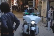 【広島】歩行者専用道路を集団で走り抜けるハーレーダビッドソンが話題に。