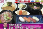 【悲報】議員食堂「ほいよ、寿司、ネギトロ丼、うどんがついて980円のランチね」