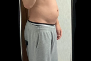 【筋肉画像】腹デブだったワイが4ヶ月筋トレした結果を晒すから見てくれや【Before→After画像】