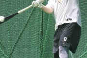 【巨人】日没後も振る、振る、振る！石塚裕惺が午後７時まで居残り練習　ＢＧＭは坂本勇人らの応援歌