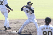 阪神・中野　キャンプ初日から二塁転向へ本格始動「動き全然違う」　岡田監督は「慣れたらいける」