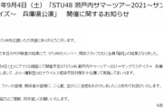 【STU48】メンバー・スタッフ全員「陰性」でコンサート実施