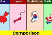 海外「あの国は…？」「みんな尊敬！」日本・中国・韓国・北朝鮮、東アジアのいろいろデータ比較