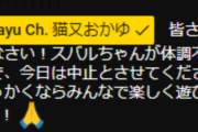 【ホロライブ】スバル体調不良珍しいな…