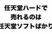 スイッチ国内売上TOP10にサードがないのだが