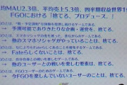 【FGO】FGOはもう完全にブーム去ったし長く続けすぎたんだよな←調子乗ってた頃に顧客を捨てる発言したのもアウトだろｗｗｗ【FateGO】