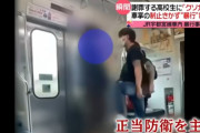 【悲報】電車内の喫煙を注意してボコられた高校生、顔に大きな青アザ、PTSDになる