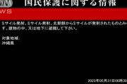 Jアラート解除…北朝鮮ミサイルは日本に飛来せず、すでに落下か！