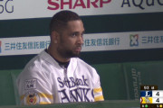 バレンティン、酷い…　3打席連続三振で打率.186(ワースト1位)
