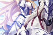 【FGO】白馬に乗ったジャンヌイラスト！！　救国の聖女様、かっこいいです////////