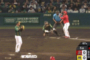 【阪神対広島14回戦】広島、5回無死満塁からシャイナーの内野ゴロの間に三塁ランナーが生還し1点先制！！！！！！！！！！