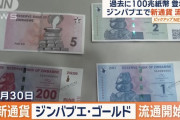 ジンバブエ、新通貨「ジンバブエ・ゴールド」の発行を開始　国民「価値がわからない」