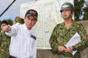 河野防衛相が台風15号被害の千葉県復旧支援を視察、災害支援活動する隊員らを激励！
