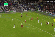 ◆Gif小ネタ◆ボンマス戦ブライトン三笘薫のヘディングゴールを全角度から