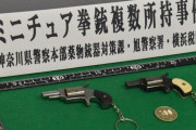 ミニチュア拳銃所持容疑で無職男性(54)を逮捕、全長73ミリで直径2.8ミリ程度の鋼球が弾倉に…ベニヤ板7枚を貫通！
