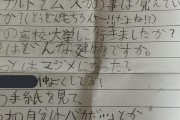 【画像】『10歳の自分から送られてきた手紙』、泣ける…