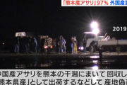 【産地偽装】熊本産アサリのほとんどが中国産であることが判明…中国産アサリを撒いて回収→熊本産として全国に出荷
