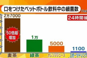 口をつけて放置したペットボトルの細菌数ｗｗｗｗｗ