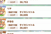 【ウマ娘】リーディングTOP30が根性因子だらけなんだがwww