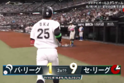 岡大海、牧ポロリで命拾い…からのホームランきたぁぁぁぁ！！オールスター初打席初アーチ！