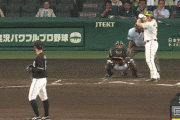 阪神２ー０ロッテ　３回裏　シェルドン・ノイジー　タイムリーヒット