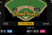【緊急】De細川またまた2軍でホームラン！！気付けばスタメン最高打率に