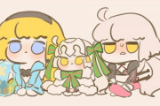 【FGO】ジャンヌ三姉妹イラスト！！　ミニ三姉妹可愛いぞ！