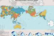 海外「日本中心の世界地図が地理的に最も正確なのかもしれない」