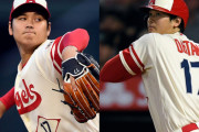 大谷翔平(4月確定版) 防御率1.85 34回 46奪三振 打率.294 7本 OPS.896