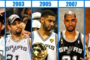 【NBA】ティム・ダンカンは3つの異なる年代でリングを獲得している