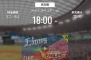 【試合実況】西武スタメン 1 中 木村（2020.9.25）