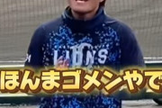 西武甲斐野の動画、あっという間に27万再生される