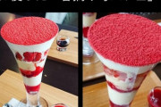 【画像】甘酸っぱい苺をふんだんに使った「春摘み苺パフェ」、こういうのでいんだよw